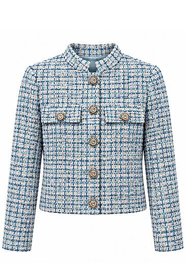 AZURE TWEED JACKET - 1